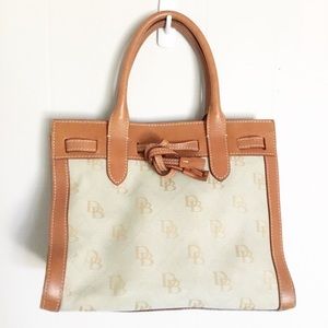 Dooney & Bourke Alto Italy Tassel Tote Satchel Purse Bag